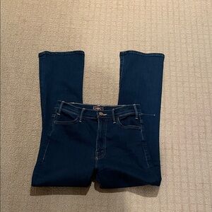 MOTHER The Hustler Ankle Jeans in Deep Indigo